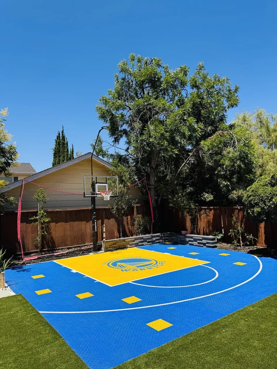 Backyard Basketball Court Design for Active Bay Area Families