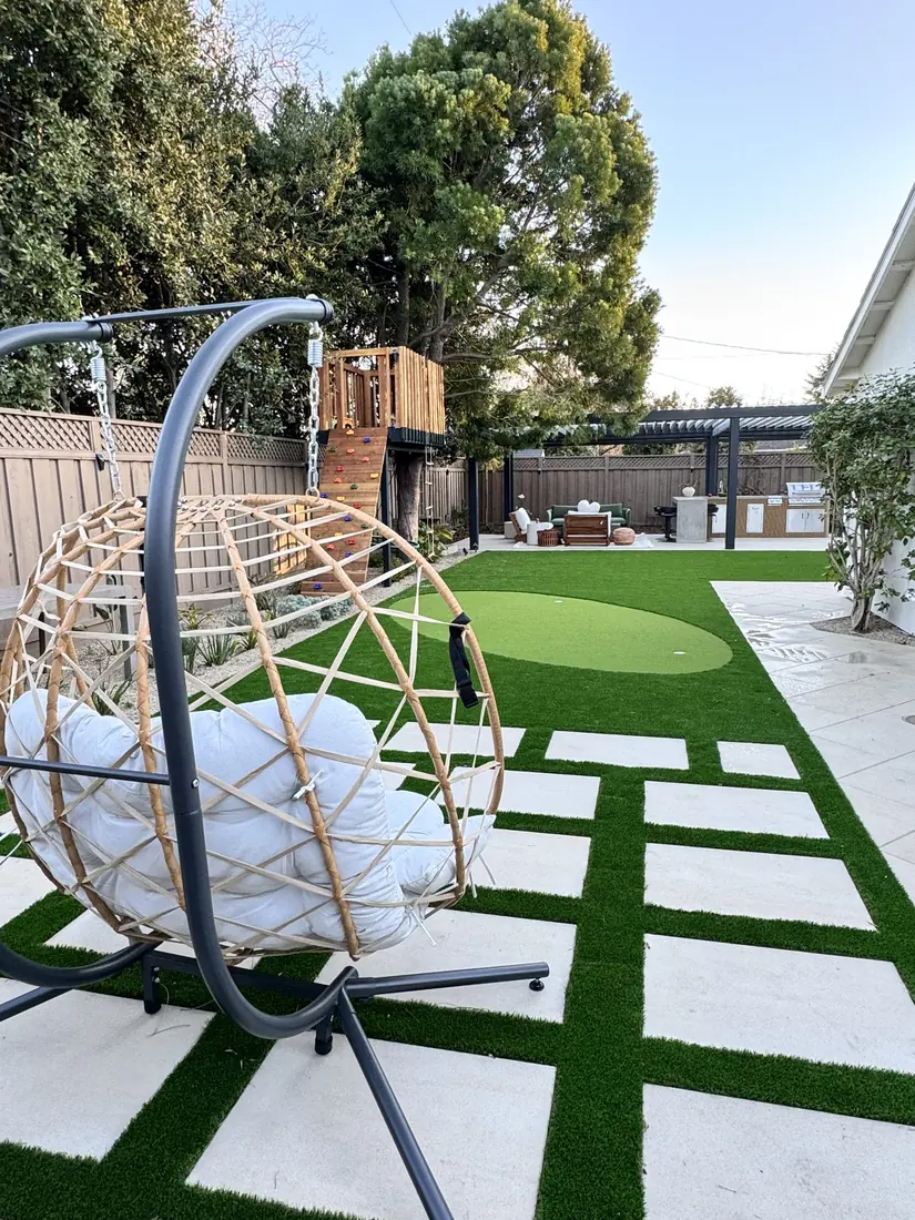 Artificial turf play area